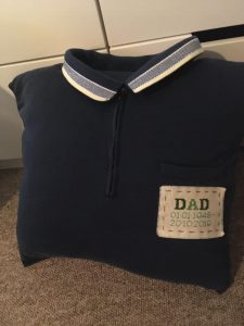 dad memory pillow